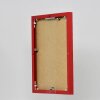 Effect aluminium fotolijst Quadro 28x35 cm rood helder glas
