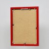 Effect aluminium fotolijst Quadro 28x35 cm rood helder glas