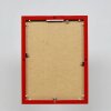 Effect aluminium fotolijst Quadro 30x30 cm rood helder glas