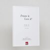 Effect aluminium fotolijst Quadro 30x30 cm wit helder glas