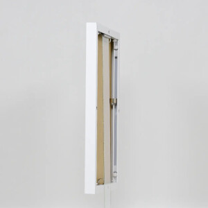 Effect aluminium fotolijst Quadro 45x80 cm wit helder glas