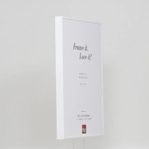 Effect aluminium fotolijst Quadro 45x80 cm wit helder glas
