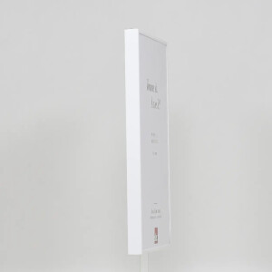 Effect aluminium fotolijst Quadro 45x80 cm wit helder glas