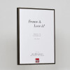 Effect aluminium fotolijst Quadro 45x80 cm brons helder glas