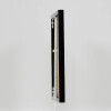 Effect aluminium fotolijst Quadro 45x80 cm zwart hoogglans helder glas