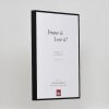 Effect aluminium fotolijst Quadro 50x100 cm zwart hoogglans helder glas