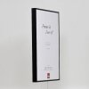 Effect aluminium fotolijst Quadro 50x100 cm zwart hoogglans helder glas