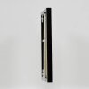 Effect aluminium fotolijst Quadro 50x100 cm zwart hoogglans helder glas