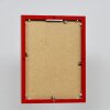 Effect aluminium fotolijst Quadro 50x70 cm rood helder glas