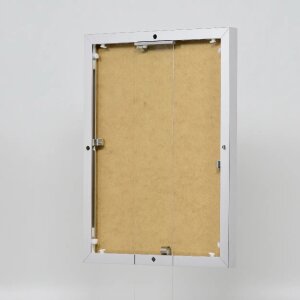 Effect aluminium fotolijst Quadro 60x80 cm zilver hoogglans helder glas