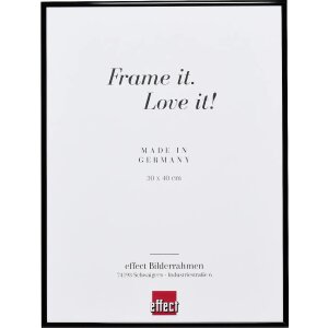 Effect aluminium fotolijst Quadro 60x80 cm zwart...
