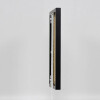 Effect aluminium fotolijst Quadro 62x93 cm zwart helder glas