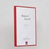 Effect aluminium fotolijst Quadro 70x70 cm rood helder glas