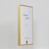 Effect aluminium fotolijst Quadro 70x70 cm goud helder glas