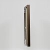 Effect aluminium fotolijst Quadro 70x70 cm brons helder glas