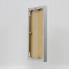 Effect aluminium fotolijst Quadro 70x70 cm zilver hoogglans helder glas