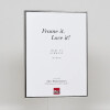 Effect aluminium fotolijst Quadro 61x91,5 cm zilver hoogglans helder glas