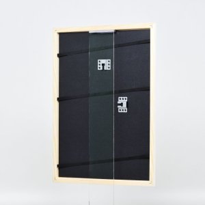 Effect houten lijst profiel 32 wit 50x65 cm Normaal glas