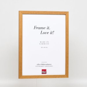 Effect houten lijst profiel 33 eik 25x50 cm normaal glas