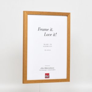 Effect houten lijst profiel 33 eik 25x50 cm normaal glas