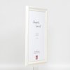 Effect houten barok lijst Profiel 37 wit 28x35 cm Normaal glas
