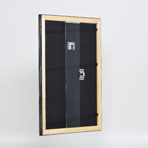 Effect Holz-Bilderrahmen Profil 40 Silber 7x10 cm Normalglas