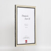 Effect Holz-Bilderrahmen Profil 40 Silber 7x10 cm Normalglas