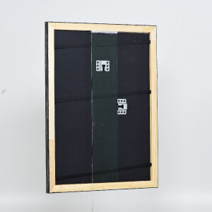 Effect Holz-Bilderrahmen Profil 40 Silber 10x15 cm Normalglas 0400-1015-01