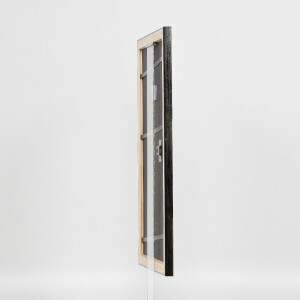 Effect Holz-Bilderrahmen Profil 40 Platin 20x28 cm Normalglas