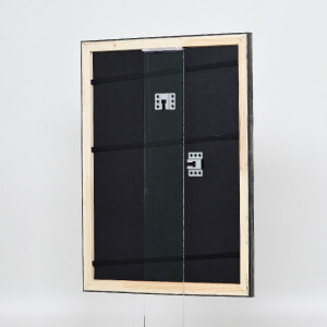 Effect Holz-Bilderrahmen Profil 40 Platin 25x35 cm Normalglas