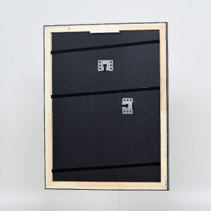 Effect Holz-Bilderrahmen Profil 40 Platin 25x35 cm Normalglas