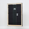 Effect Holz-Bilderrahmen Profil 40 Platin 25x35 cm Normalglas