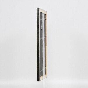 Effect Holz-Bilderrahmen Profil 40 Platin 30x30 cm Normalglas