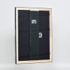 Effect Holz-Bilderrahmen Profil 40 Platin 35x50 cm Normalglas