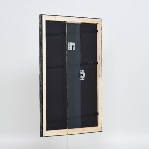 Effect Holz-Bilderrahmen Profil 40 Platin 62x93 cm Normalglas