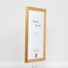 Effect Holz Bilderrahmen Profil 41 Antikgold 20x20 cm Klarglas