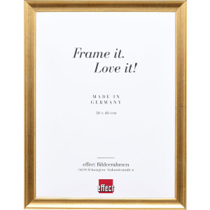 Effect Holz-Bilderrahmen Profil 41 Antikgold 20x25 cm...