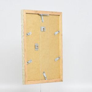 Effect Holz-Bilderrahmen Profil 41 Antiksilber 25x38 cm Klarglas