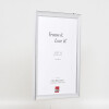 Effect Holzbilderrahmen Profil 41 Silber 25x70 cm Klarglas