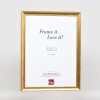 Effect Holz-Bilderrahmen Profil 41 Antikgold 40x50 cm Klarglas