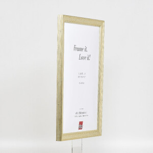 Effect Holz-Bilderrahmen Profil 41 Antiksilber 40x60 cm Klarglas
