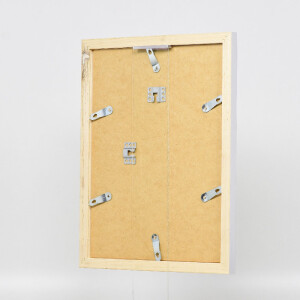 Effect Holz-Bilderrahmen Profil 41 Silber 45x60 cm Klarglas