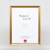 Effect Holz-Bilderrahmen Profil 41 Antikgold 50x75 cm Klarglas
