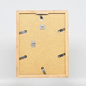 Effect Holz-Bilderrahmen Profil 41 Antiksilber 50x75 cm Klarglas