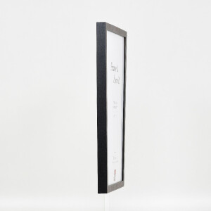 effect Bilderrahmen Holzrahmen Profil 42 Klarglas anthrazit 7x10 cm