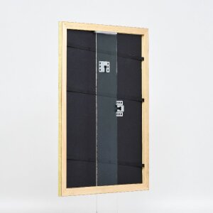 Effect Holz-Bilderrahmen Profil 43 gold 10x10 cm