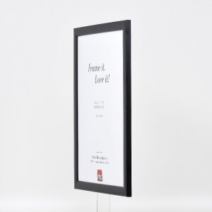 Effect Holz-Bilderrahmen Profil 43 zwart 20x25 cm Normaal glas