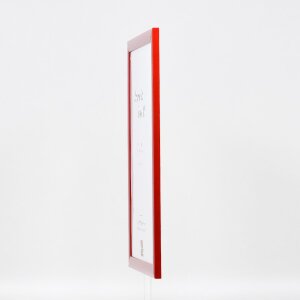 Effect Houten Fotolijst Profil 43 Rood Hoogglans 20x25 cm Normaal Glas