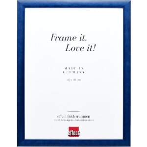 Effect Holz-Bilderrahmen Profil 43 royalblau 25x30 cm