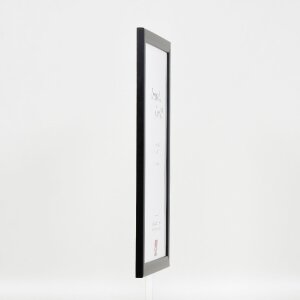 Effect Holz-Bilderrahmen Profil 43 zwart 25x50 cm
